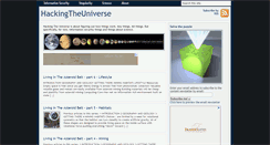 Desktop Screenshot of hackingtheuniverse.com
